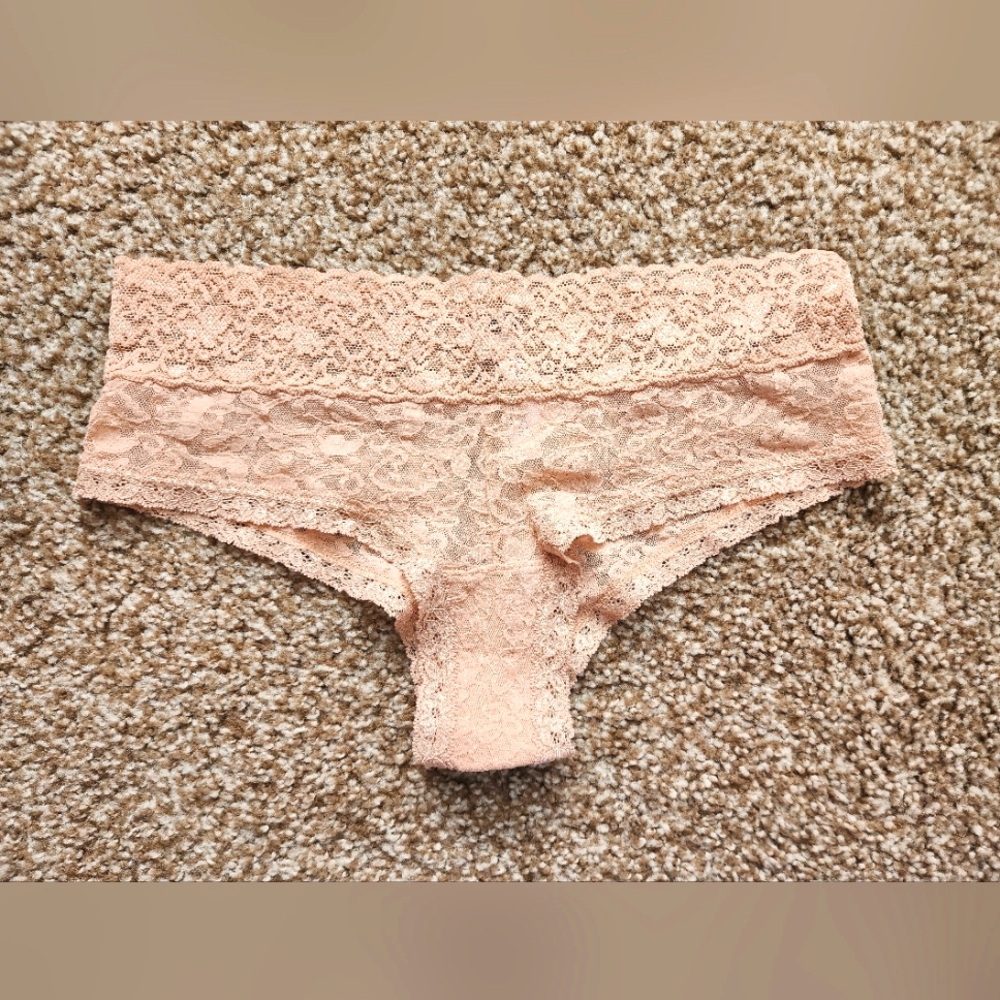 VTG Victoria’s Secret The Lacie Nude Lace Panty NWOT